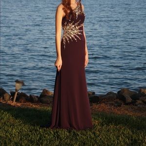 Purple prom dress!